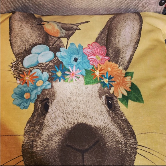 Easter Bunny Pillow NWT - Picture 2 of 7